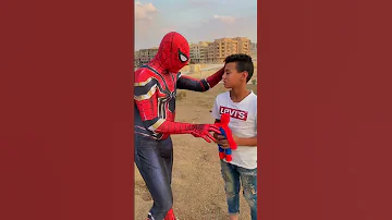 الحمدالله قدرت افرح طفل صحابه كسرو سبايدر مان المقطم Spider Man 
