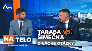 Taraba vs. Šimečka - divácke otázky | Na telo