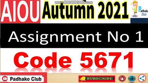 ⏩ AIOU Code 5671 Solved Assignment No.1 Autumn 2021 || Subject: Research Methods | Level: MA History