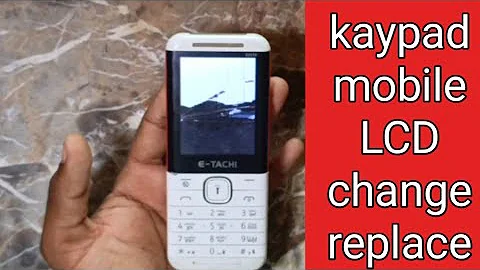 how to easily change replace china feature phone keypad mobile phone LCD Screen Display