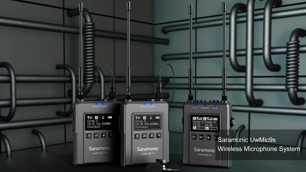 Saramonic ( サラモニック ) UwMic9 Kit2 カメラ用ワイヤレス 受信機+マイク送信機2台 送料無料 | サウンドハウス