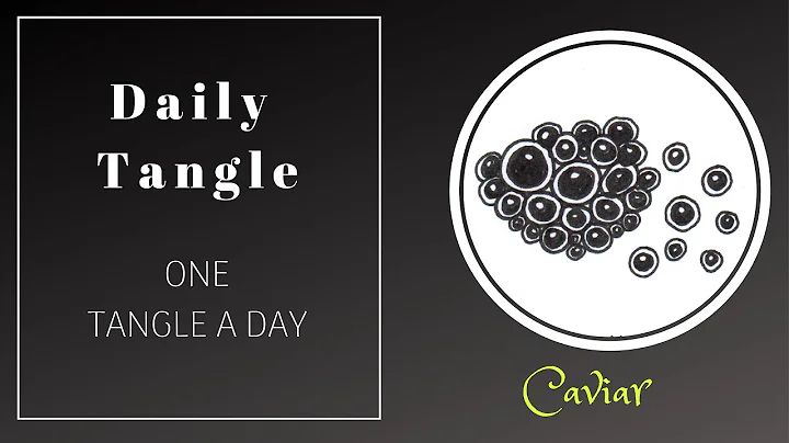 Daily Tangle -  Caviar  |How to draw...|
