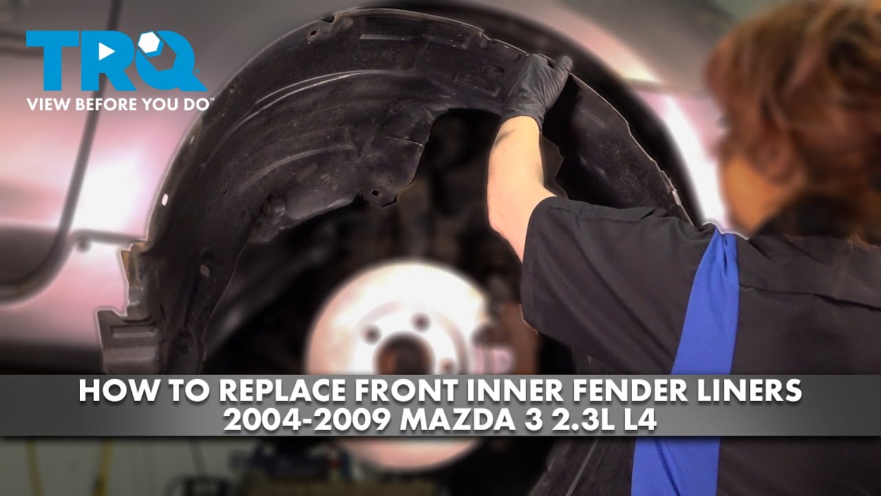 How to Replace Front Inner Fender Liners 2004-2009 Mazda 3 2.3L L4