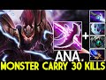 ANA [Spectre] Monster Carry Scepter Gank No Mercy 30 Kills Dota 2