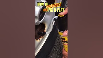 HOW TO PROPERLY USE FIX A FLAT. #shorts #youtubeshorts