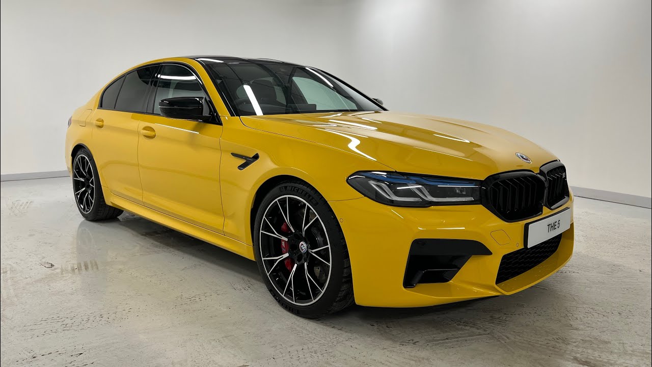 BMW M5 Competition BMW Individual Speed Yellow YouTube BMW M5 Competition BMW Individual Speed Yellow YouTube