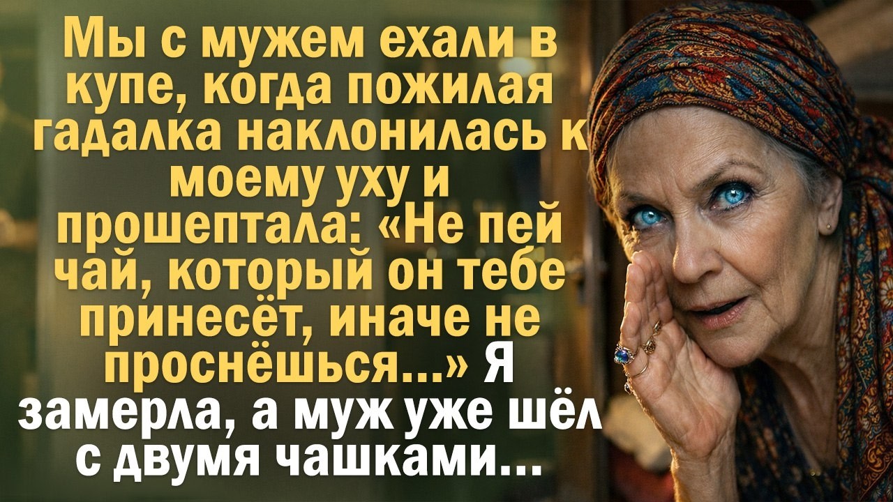 Вдруг старушка прошептала «Не пей чай, который он несёт, иначе не проснёшься. Художественный рассказ