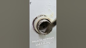 Remove old PVC and ABS fittings! (Full vid in description box)