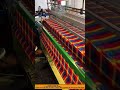Patterned Fabric Weaving Process Using a Semi-Manual Mechanical Loom Machine