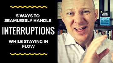 5 Ways to Seamlessly Handle Interruptions and Stay on Task