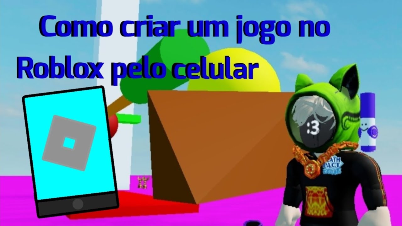 COMO CRIAR UM JOGO NO ROBLOX PELO CELULAR!!! #roblox #robloxstudio