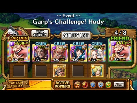 รืะ  New  OPTC : Garp's Challenge Hody☆10 (INT) | Vs Big Mom