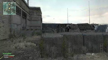 Epic throwing knife across the map on dome for mw3