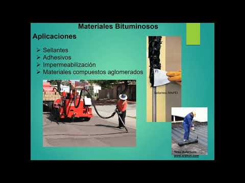 Video: Tejidos asfálticos y otros materiales bituminosos