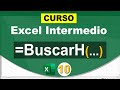 10 | Función BuscarH en Excel (Búsqueda horizontal)