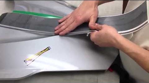 How to apply WrapMySpyder.com GT racing stripes on the Can-am Spyder frunk