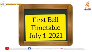 Firstbell 2.0 Timetable 1 July 2021