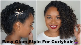 Natural Hairstyles l Simple Glam Twist-Out