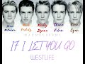 Westlife - If i let you go ( Color Coded Lyrics )