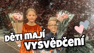 VLOG | ✨začínají prázdniny, děti si jdou pro vysvědčení 🍀🌸