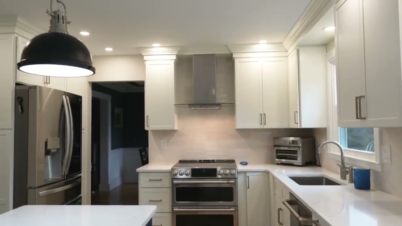 Southampton, PA Kitchen Makeover: Modern White Kitchen Design