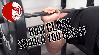 Close Grip Bench Press Width