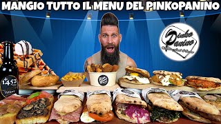 MANGIO TUTTO IL MENÙ del PINKO PANINO - (Fast Food Challenge) - MAN VS FOOD
