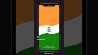 Happy Independence day 🇮🇳 Indian Flag design using flutter  #flutterdev #dart #android #flutter #ui screenshot 3