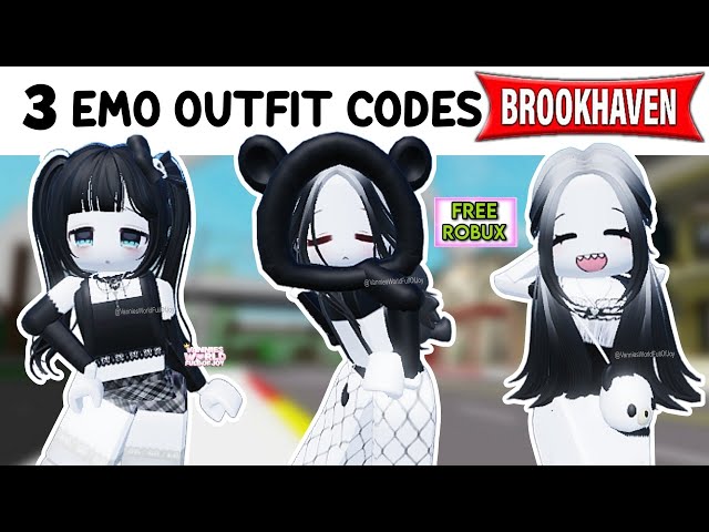Id codes for roblox avatar  Emo kıyafetleri, Club kıyafetleri