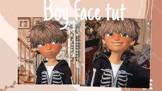 Boy Face tutorial!! * ZEPETO*