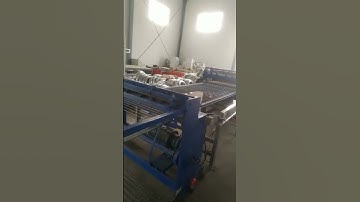 wire mesh welding machine finished testing #machine #wireworks