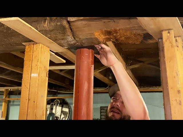 How to Re-Cover Metal Columns in Wood