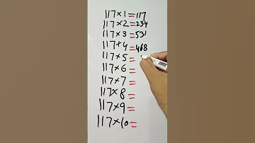 Table Of 117 Maths Mathstricks Mathematics Shortvideo Table Tablelearningtrick Puzzle Duet 