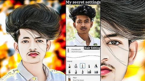 2025 Face Smooth Skin whitening Face Editing || Autodesk Sketchbook Realistic Hair Tutorial