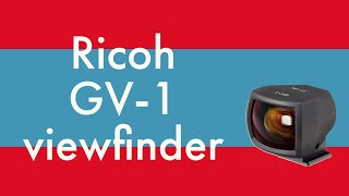 Ricoh GV-1 viewfinder