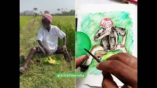 The Life of Nature Heros #farmer #sketch