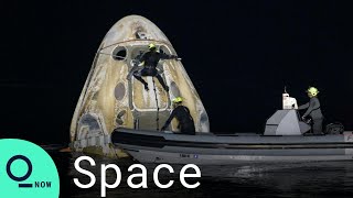 SpaceX Astronauts Return to Earth in 1st Splashdown Landing in the Dark Since Apollo 8