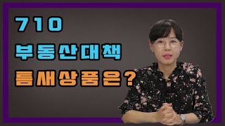710 부동산대책의 틈새 상품, 출구전략은?