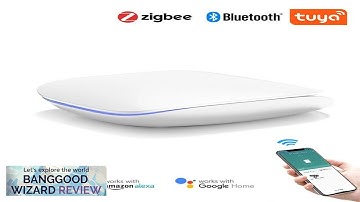 Tuya Zigbee3.0 bluetooth Wireless Gateway Hub Smart Home Linkage Bridge APP Wireless Review