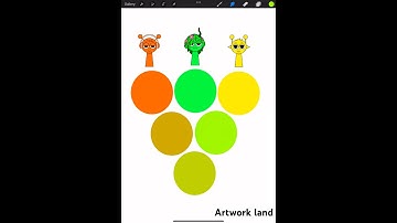 Sprunki characters mixing #art #satisfying #sprunki #colormixing #shorts #digitalart #procreate #art