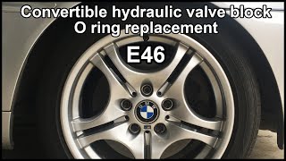 Roof valve block O-ring replacement