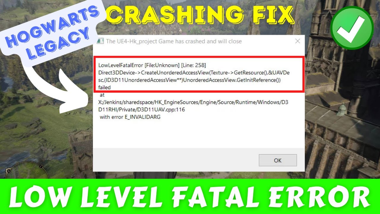 Low level fatal error
