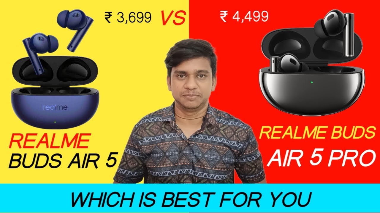 Realme Buds Air 5 Pro VS Realme Buds Air 5 