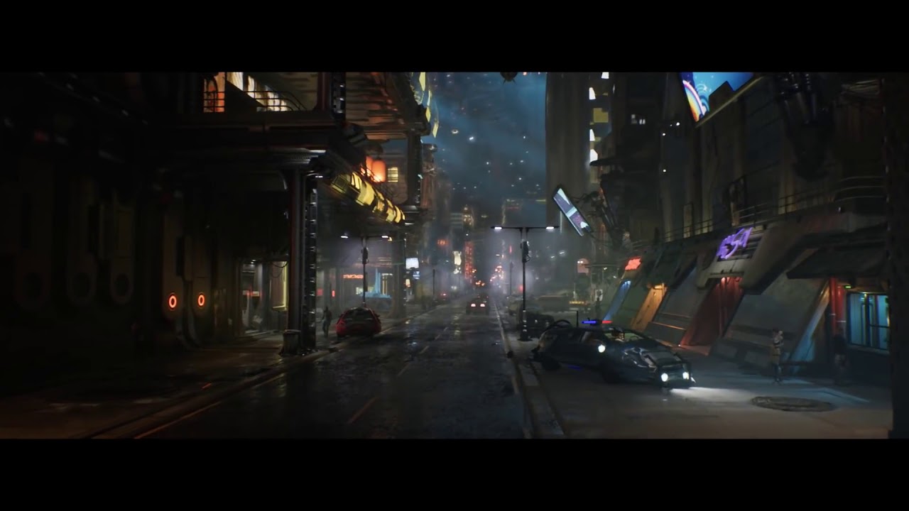 Cyberpunk 2077 City View - YouTube