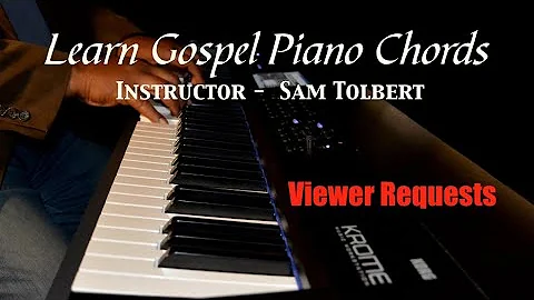 Learn Gospel Piano Chords - Viewer Request - Jesus Paid It All