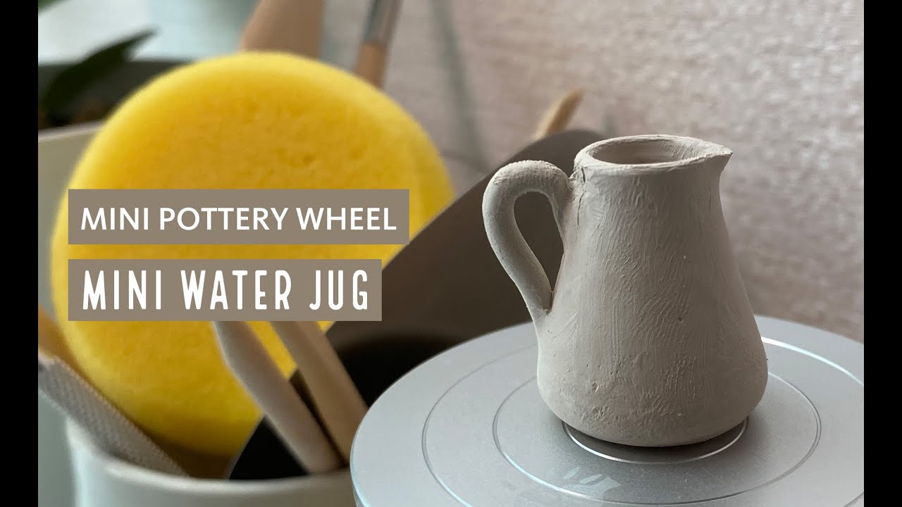 MINI POTTERY WHEEL : THROWING MINI CERAMIC WATER JUG