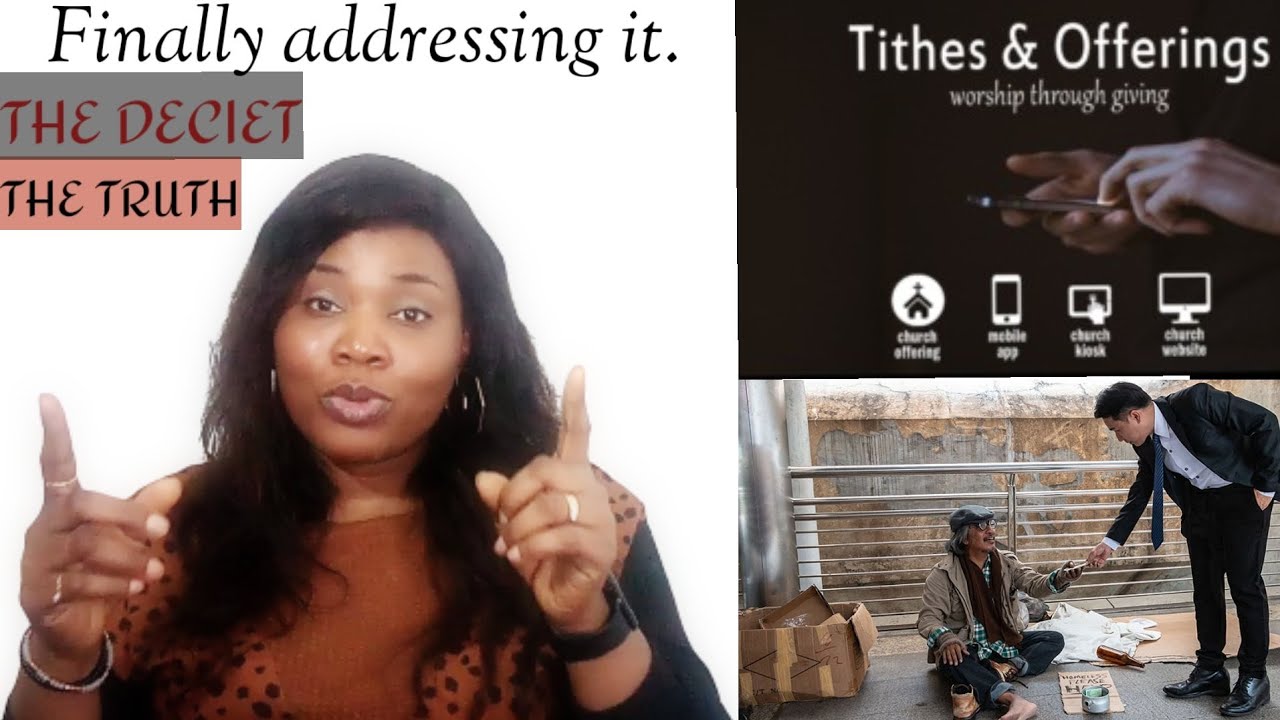 The truth about giving money to church/giving to the poor..