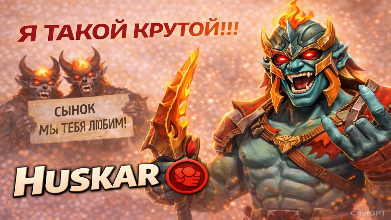 ХУСКАР СИЛА, СЫН ХОРОШЕГО МУЖЧИНЫ И ... ? ВСЕ ЭТО В WORLD OF DOTA