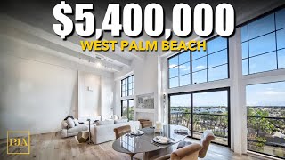 Touring a $5,400,000 Loft Apartment | West Palm Beach | Peter J Ancona