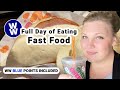 WW FAST FOOD: Full Day of Eating Out | What I Eat In A Day on WW BLUE PLAN || VLOGMAS (Day 2)